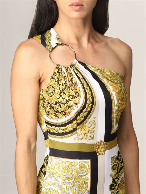 versace sale 2022|versace one shoulder dress.